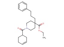 ethyl 1-(3-cyclohexen-1-ylcarbonyl)-4-(3-phenylpropyl)-4-piperidinecarboxylate