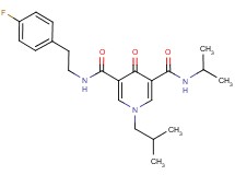 N-[2-(4-fluorophenyl)ethyl]-1-isobutyl-N'-isopropyl-4-oxo-1,4-dihydro-3,5-pyridinedicarboxamide