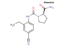(2R)-N~1~-(4-cyano-2-ethylphenyl)pyrrolidine-1,2-dicarboxamide