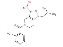 1-isobutyl-5-(3-methylisonicotinoyl)-4,5,6,7-tetrahydro-1H-pyrazolo[4,3-c]pyridine-3-carboxylic acid