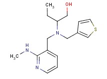2-[{[2-(methylamino)pyridin-3-yl]methyl}(3-thienylmethyl)amino]butan-1-ol