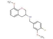 (4-fluoro-3-methoxybenzyl)(8-methoxy-3,4-dihydro-2H-chromen-3-yl)amine