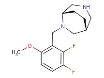 rel-(1R,5S)-6-(2,3-difluoro-6-methoxybenzyl)-3,6-diazabicyclo[3.2.2]nonane dihydrochloride