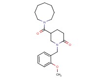 5-(1-azocanylcarbonyl)-1-(2-methoxybenzyl)-2-piperidinone