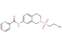 N-[2-(propylsulfonyl)-1,2,3,4-tetrahydro-7-isoquinolinyl]-2-pyridinecarboxamide
