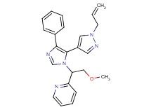 2-{1-[5-(1-allyl-1H-pyrazol-4-yl)-4-phenyl-1H-imidazol-1-yl]-2-methoxyethyl}pyridine