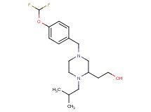 2-{4-[4-(difluoromethoxy)benzyl]-1-isobutyl-2-piperazinyl}ethanol