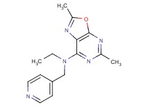 N-ethyl-2,5-dimethyl-N-(pyridin-4-ylmethyl)[1,3]oxazolo[5,4-d]pyrimidin-7-amine