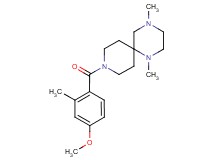 9-(4-methoxy-2-methylbenzoyl)-1,4-dimethyl-1,4,9-triazaspiro[5.5]undecane