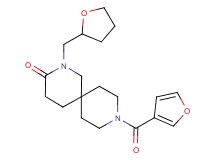 9-(3-furoyl)-2-(tetrahydro-2-furanylmethyl)-2,9-diazaspiro[5.5]undecan-3-one