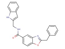 2-benzyl-N-(1H-indol-2-ylmethyl)-1,3-benzoxazole-5-carboxamide