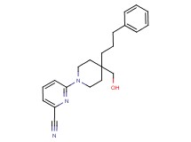 6-[4-(hydroxymethyl)-4-(3-phenylpropyl)piperidin-1-yl]pyridine-2-carbonitrile