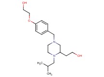 2-{4-[4-(2-hydroxyethoxy)benzyl]-1-isobutyl-2-piperazinyl}ethanol