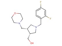 [(3R*,4S*)-1-(2,4-difluorobenzyl)-4-(morpholin-4-ylmethyl)pyrrolidin-3-yl]methanol