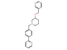 2-(4-{[3-(3-pyridinylmethoxy)-1-piperidinyl]methyl}phenyl)pyridine