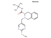 (3S)-N-(tert-butyl)-2-{[2-(methylthio)-5-pyrimidinyl]methyl}-1,2,3,4-tetrahydro-3-isoquinolinecarboxamide