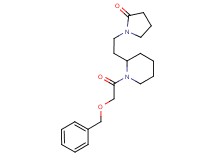 1-(2-{1-[(benzyloxy)acetyl]-2-piperidinyl}ethyl)-2-pyrrolidinone