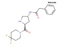 N-{(3R,5S)-5-[(4,4-difluoropiperidin-1-yl)carbonyl]pyrrolidin-3-yl}-2-phenylacetamide