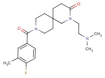 2-[2-(dimethylamino)ethyl]-9-(4-fluoro-3-methylbenzoyl)-2,9-diazaspiro[5.5]undecan-3-one