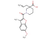 3-allyl-1-[(6-methoxy-3-methyl-1-benzofuran-2-yl)carbonyl]piperidine-3-carboxylic acid