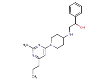 2-{[1-(2-methyl-6-propylpyrimidin-4-yl)piperidin-4-yl]amino}-1-phenylethanol
