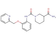 N~1~-[2-(pyridin-2-ylmethoxy)phenyl]piperidine-1,3-dicarboxamide