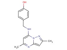 4-{[(2,5-dimethylpyrazolo[1,5-a]pyrimidin-7-yl)amino]methyl}phenol