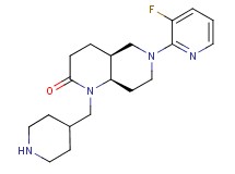 rel-(4aS,8aR)-6-(3-fluoro-2-pyridinyl)-1-(4-piperidinylmethyl)octahydro-1,6-naphthyridin-2(1H)-one dihydrochloride