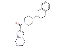 2-{[4-(1,2,3,4-tetrahydro-2-naphthalenyl)-1-piperazinyl]carbonyl}-5,6,7,8-tetrahydroimidazo[1,2-a]pyrazine dihydrochloride