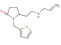 5-[2-(allylamino)ethyl]-1-(2-thienylmethyl)-2-pyrrolidinone