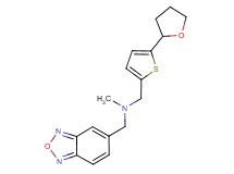 (2,1,3-benzoxadiazol-5-ylmethyl)methyl{[5-(tetrahydrofuran-2-yl)-2-thienyl]methyl}amine
