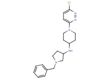 N-(1-benzylpyrrolidin-3-yl)-1-(6-chloropyridazin-3-yl)piperidin-4-amine