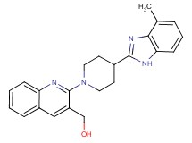 {2-[4-(4-methyl-1H-benzimidazol-2-yl)-1-piperidinyl]-3-quinolinyl}methanol