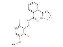 N-(2,6-difluoro-3-methoxybenzyl)-2-(1H-tetrazol-5-yl)benzamide