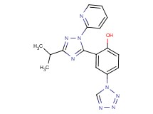 2-(3-isopropyl-1-pyridin-2-yl-1H-1,2,4-triazol-5-yl)-4-(1H-tetrazol-1-yl)phenol