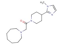1-{2-[4-(1-methyl-1H-imidazol-2-yl)-1-piperidinyl]-2-oxoethyl}azocane