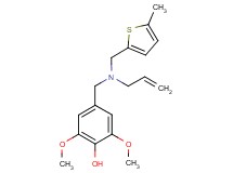 4-({allyl[(5-methyl-2-thienyl)methyl]amino}methyl)-2,6-dimethoxyphenol