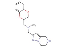 (2,3-dihydro-1,4-benzodioxin-2-ylmethyl)methyl(4,5,6,7-tetrahydropyrazolo[1,5-a]pyrazin-2-ylmethyl)amine dihydrochloride