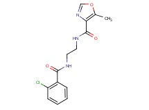 N-{2-[(2-chlorobenzoyl)amino]ethyl}-5-methyl-1,3-oxazole-4-carboxamide