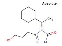 4-[(1S)-1-cyclohexylethyl]-5-(3-hydroxypropyl)-2,4-dihydro-3H-1,2,4-triazol-3-one