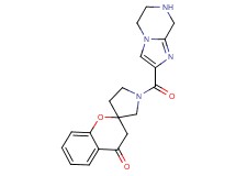 1'-(5,6,7,8-tetrahydroimidazo[1,2-a]pyrazin-2-ylcarbonyl)spiro[chromene-2,3'-pyrrolidin]-4(3H)-one