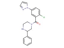 1-[2-chloro-5-(1H-pyrazol-1-yl)benzoyl]-3-phenylpiperazine hydrochloride
