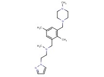 N-{2,5-dimethyl-3-[(4-methylpiperazin-1-yl)methyl]benzyl}-N-methyl-2-(1H-pyrazol-1-yl)ethanamine