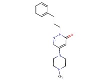 5-(4-methyl-1-piperazinyl)-2-(3-phenylpropyl)-3(2H)-pyridazinone