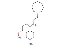 3-azocan-1-yl-N-(3-methoxypropyl)-N-(1-methylpiperidin-4-yl)propanamide