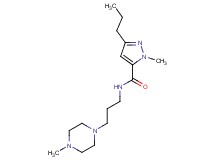 1-methyl-N-[3-(4-methylpiperazin-1-yl)propyl]-3-propyl-1H-pyrazole-5-carboxamide