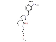 7-(3-methoxypropyl)-2-[(1-methyl-1H-indol-6-yl)methyl]-2,7-diazaspiro[4.5]decan-6-one