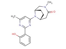 (1S*,6R*)-9-[2-(2-hydroxyphenyl)-6-methylpyrimidin-4-yl]-3-methyl-3,9-diazabicyclo[4.2.1]nonan-4-one