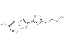2-[3-(2-methoxyethyl)-1,2,4-oxadiazol-5-yl]-6-methylimidazo[1,2-a]pyridine