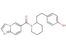 4-{2-[1-(imidazo[1,2-a]pyridin-6-ylcarbonyl)piperidin-2-yl]ethyl}phenol